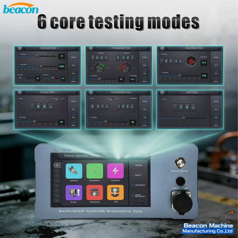 piezo electric injector testing equipment for diesel calibration test benches