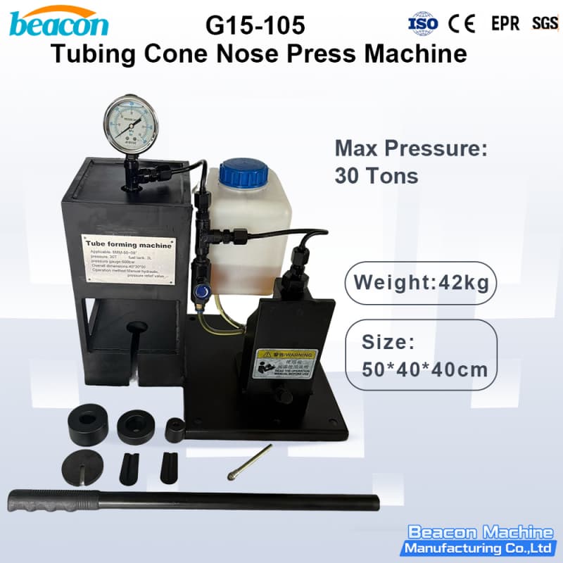 precision diesel injector pipe cone press tool for sealing surface restoration-Size