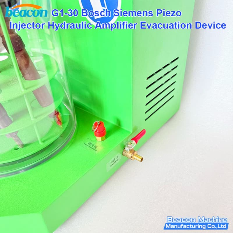 high precision piezo injector vacuum bleeding equipment for calibration environments