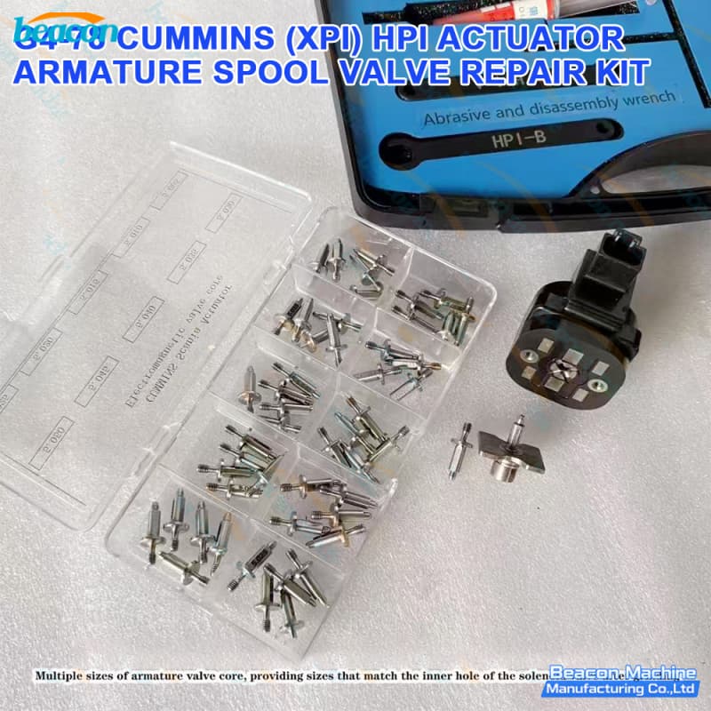 Cummins QSX engine injector armature rebuild kit