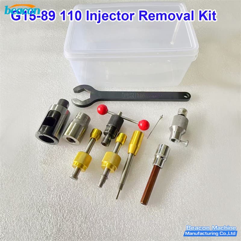 High precision injector disassembly equipment for Bosch 110 diesel injector servicing environments