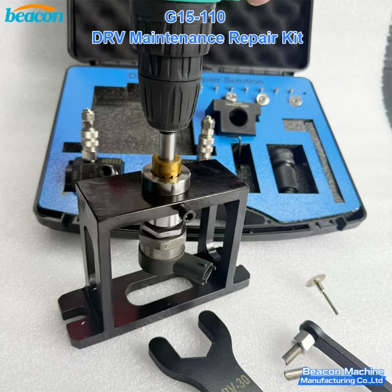  Demonstration of DRV valve seat restoration using the G15-110 industrial grinding adapter.