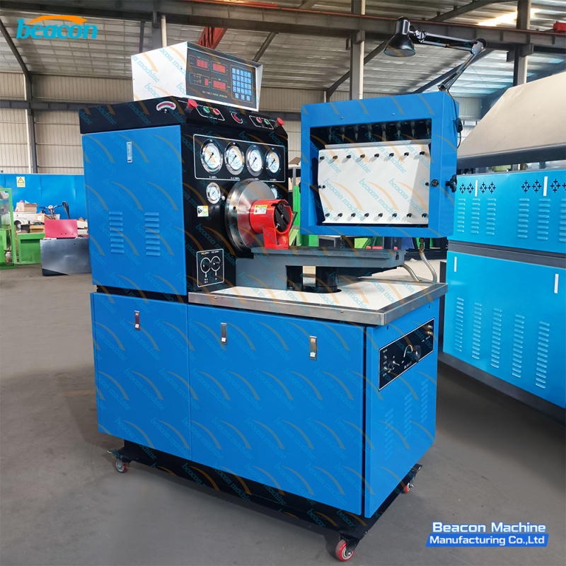 The MINI12PSB mechanical diesel pump test bench for traditional injection systems.