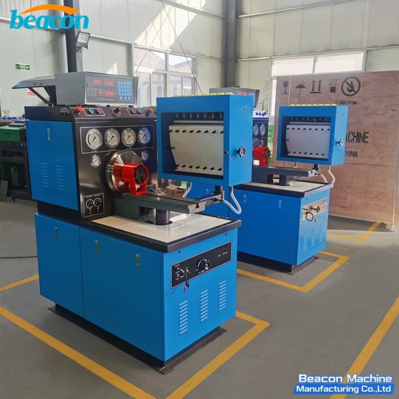 Dual MINI12PSB-A fuel pump testing station units for bulk shipping Dual MINI12PSB-A fuel pump testing station units for bulk shipping