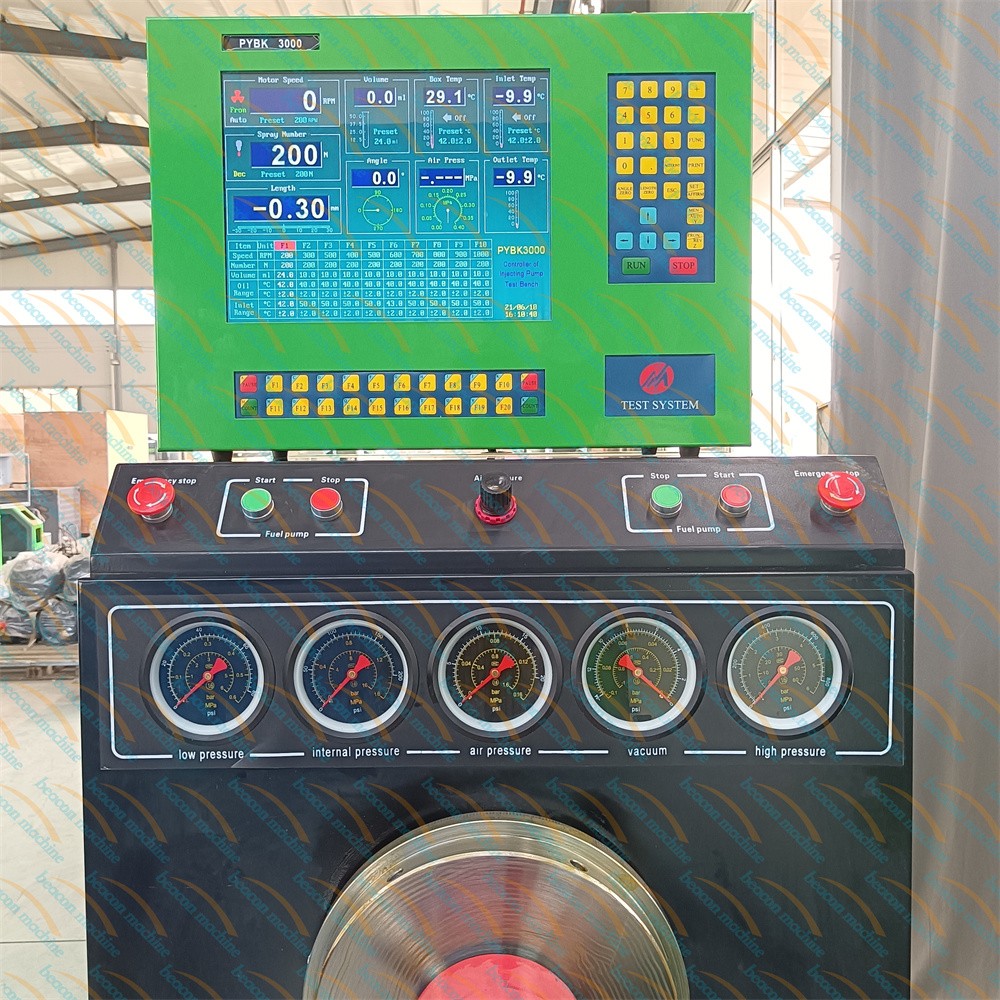 PYBK 3000 test system interface for BCS619 high-precision mechanical pump calibration PYBK 3000 test system interface for BCS619 high-precision mechanical pump calibration