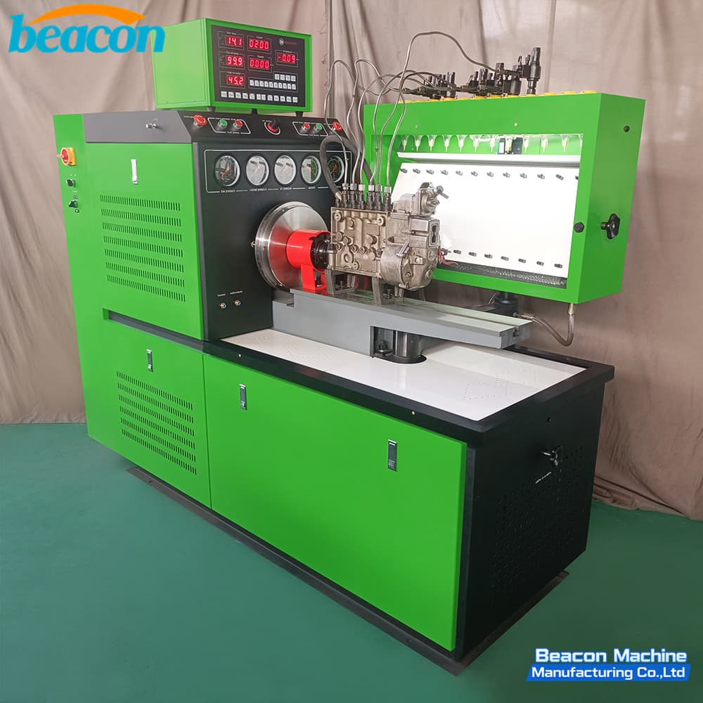 ES619 12 cylinder mechanical pump test bench for workshop green unit