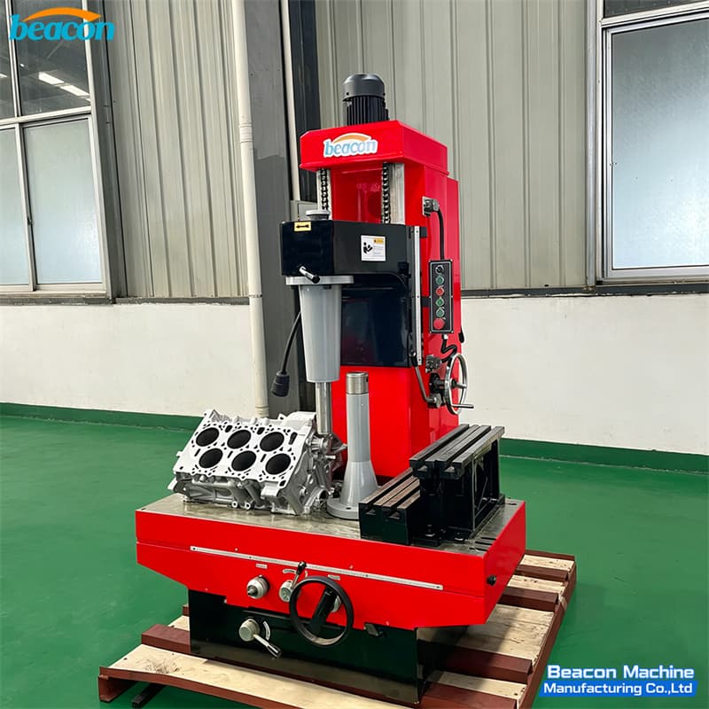 BEACON MACHINE T8018B precision mechanical feed boring station isometric view