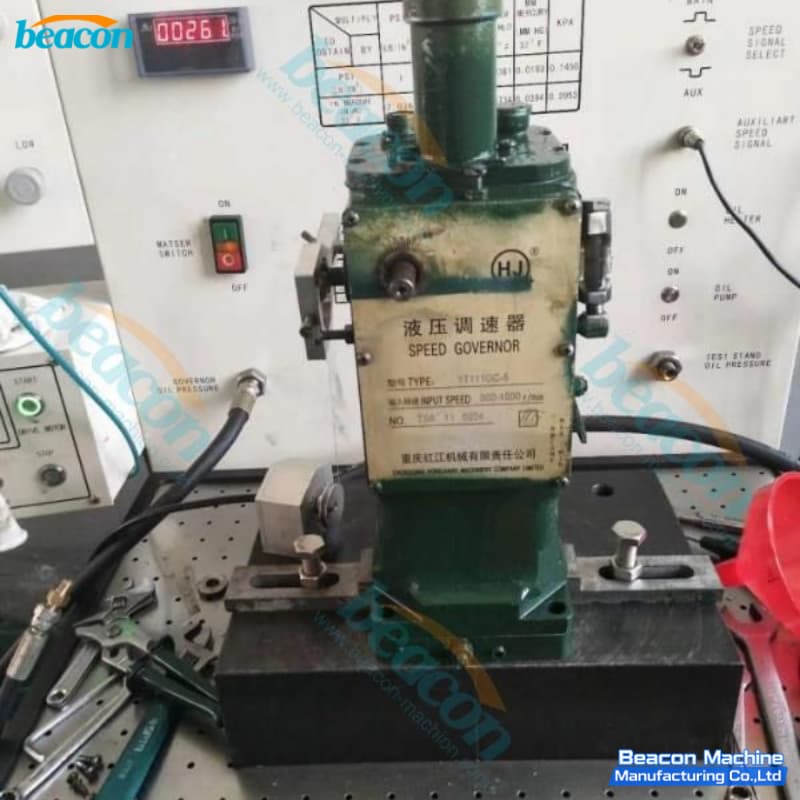 The BK2000 Woodward speed controller test bench is currently being tested. The BK2000 Woodward speed controller test bench is currently being tested.