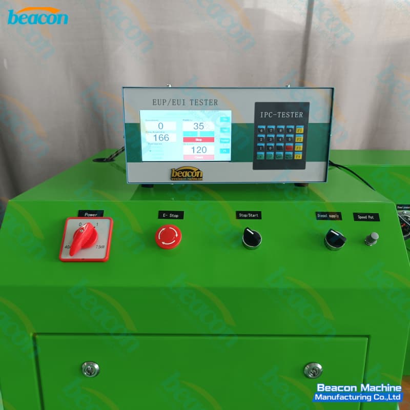 Digital control display for Cambox repair system monitoring
