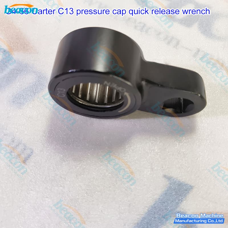 Side profile of heavy duty G4-66 wrench demonstrating thickness and material density