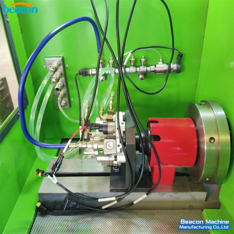 Common rail pump testing of CR1016 diesel test bench Common rail pump testing of CR1016 diesel test bench