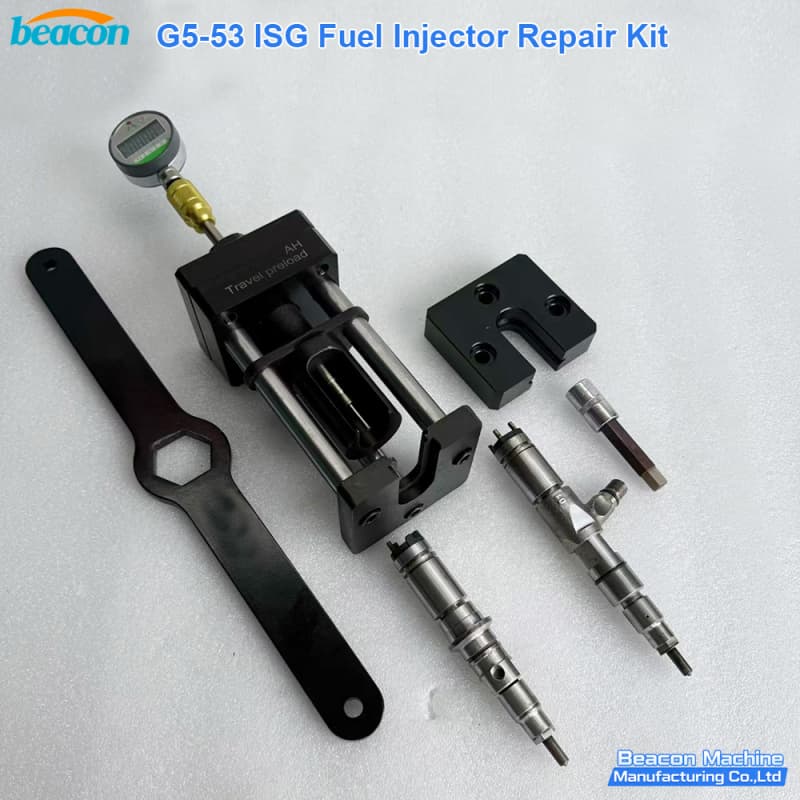 Digital travel preload gauge for Cummins ISG injector measurement