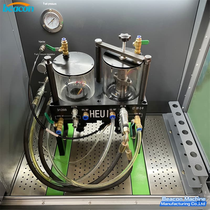 Detail of HEUI injector test common rail test and HEUI test modules on CR318-PRO Detail of HEUI injector test common rail test and HEUI test modules on CR318-PRO